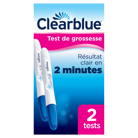 Test de grossesse CLEARBLUE, x2