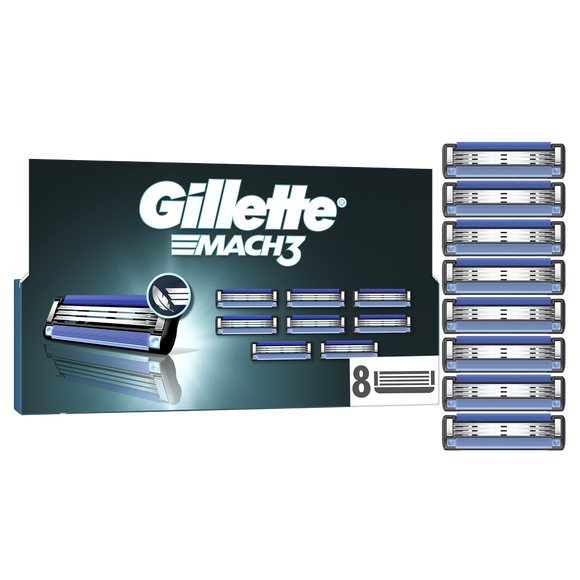 Recharges de lames de rasoir GILLETTE Mach3 x8