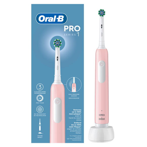 Brosse à dents électrique rose ORAL-B Pro Series 1
