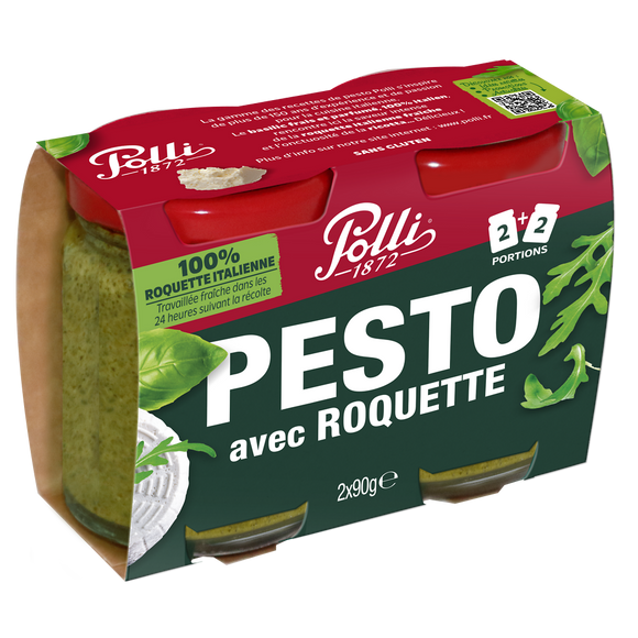Pesto avec roquette POLLI 1872 2x90g