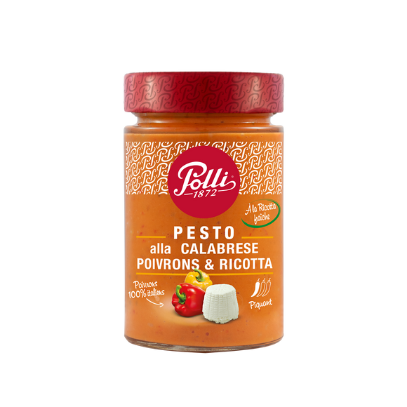 Sauce Pesto alla Calabrese POLLI - bocal 190g