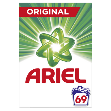 Lessive en poudre original ARIEL, x69 soit 4,49kg