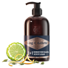 Nettoyant à barbe KING C.GILLETTE flacon de 350 ml