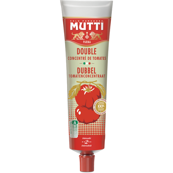 Double concentré tomates zéro résidus de pesticides MUTTI 130g