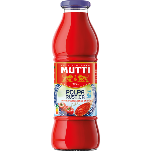 Polpa rustica Pulpe fine de Tomates MUTTI - bouteille 690g