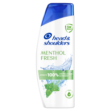 Shampooing antipelliculaire menthol HEAD & SHOULDERS Base 330ml