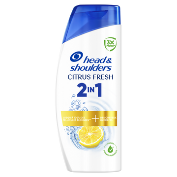 Shampooing et après-shampooing HEAD&SHOULDERS citron 2in1 300ml