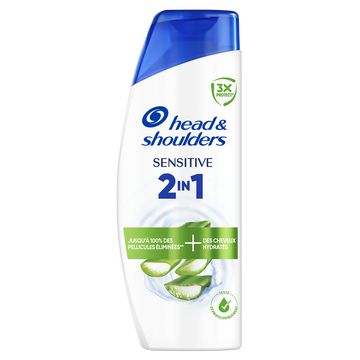 Shampooing et après-shampooing antipelliculaire HEAD&SHOULDERS Sensitive 2 en 1 300mL
