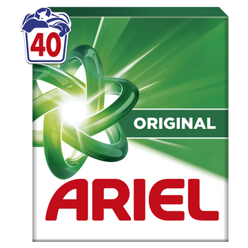 Lessive poudre ARIEL original 40 lavages 2kg