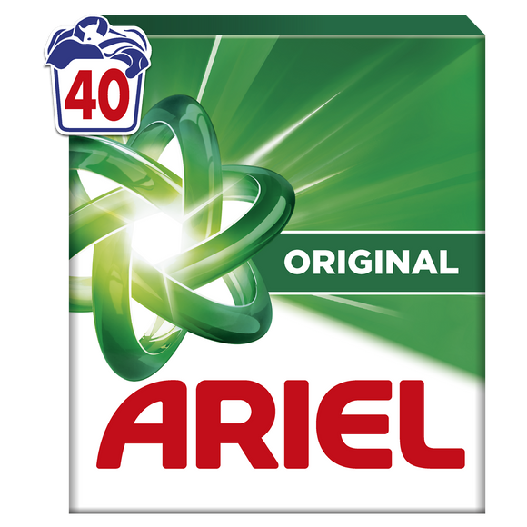 Lessive poudre ARIEL original 40 lavages 2kg