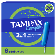 Tampon avec applicateur TAMPAS Compak Super x26