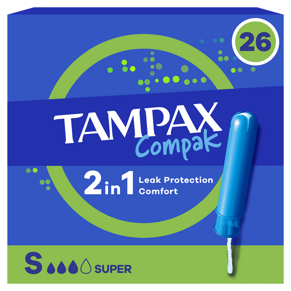 Tampon avec applicateur TAMPAS Compak Super x26