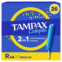 Tampon avec applicateur TAMPAS Compak Régulierx26