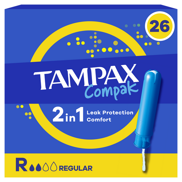 Tampon avec applicateur TAMPAS Compak Régulierx26