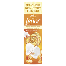 Billes booster parfum de linge LENOR Ambre et Orchidée 240g
