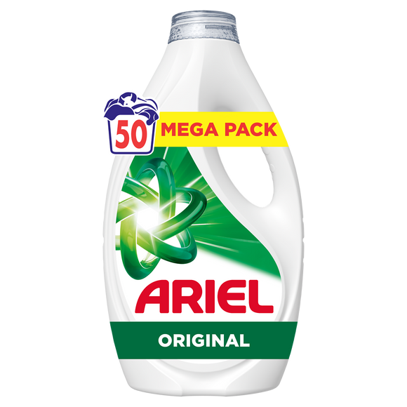 Lessive liquide ARIEL original 50 lavages 2,25L