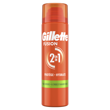 Gel à raser fusion peau sensible GILLETTE 200ml