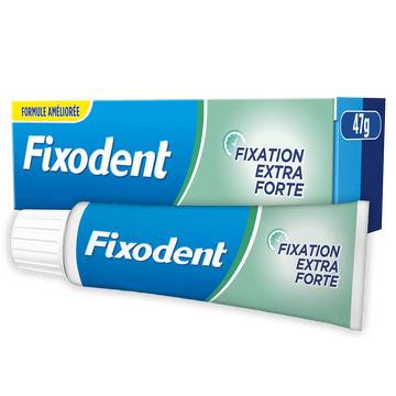 Crème fixatif neutral pou prothèses dentaires FIXODENT original 47g