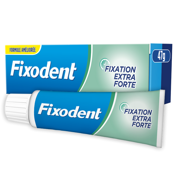 Crème fixatif neutral pou prothèses dentaires FIXODENT original 47g