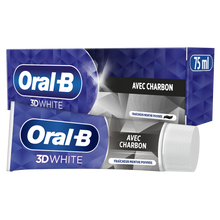 Dentifrice white charbon ORAL-B 3d 75ml