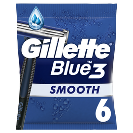 Rasoir jetable GILLETTE Blue 3 Smooth jetable x6