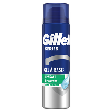Gillette Series Gel à raser apaisant à l'aloe vera Peau sensible 200ML