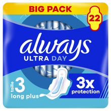 Serviette ultra nuit ALWAYS taille 3 ailettes x22