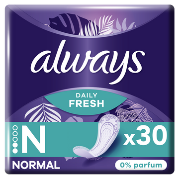 Protège-slip fresh normal ALWAYS 0% de parfum x30