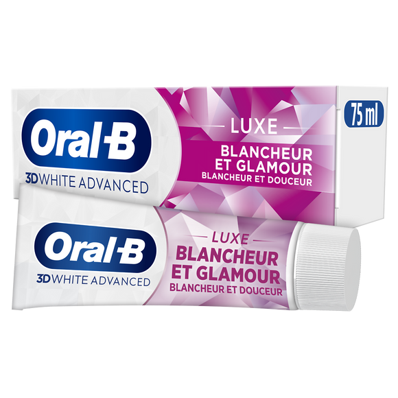 Dentifrice Blancheur Glamour ORAL-B 3d white 75ml