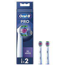 Brossettes pro 3D white pour brosses à dents ORAL-B 2unités