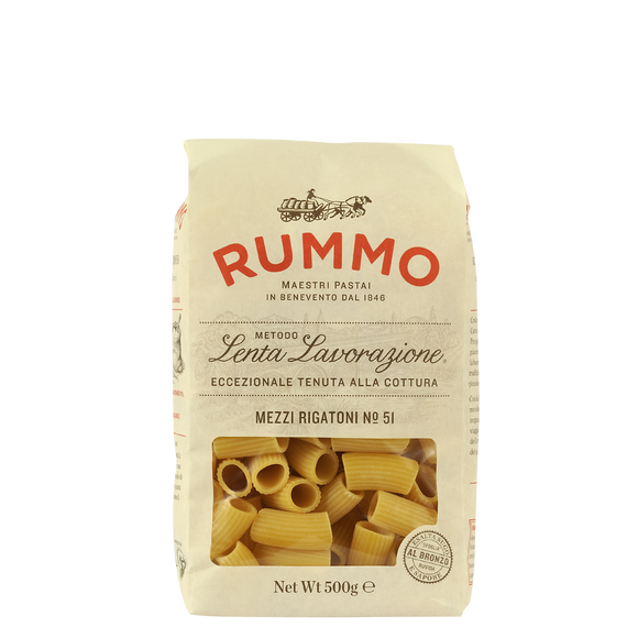 Pâtes Mezzi rigatoni n°51 RUMMO 500g
