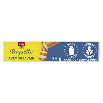 Baguette sans gluten et sans lactose SCHÄR, 2 unités, 350g