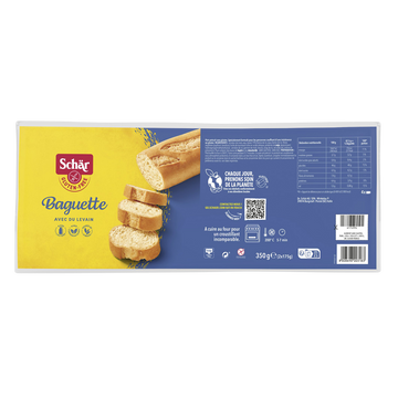 Baguette sans gluten et sans lactose SCHÄR, 2 unités, 350g
