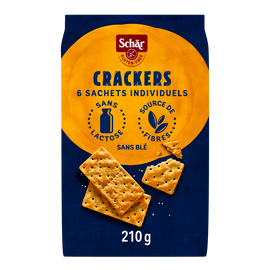Crackers nature sans gluten DR SCHÄR, 210g