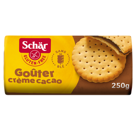 Biscuit Goûter à la crème de cacao sans gluten SCHÄR, 250g