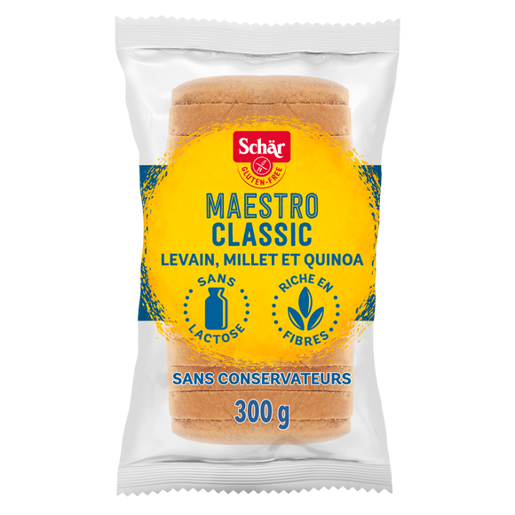 Pain frais classique sans gluten DR SCHÄR, 300g