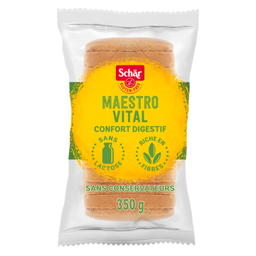 Pain frais vital aux céréales sans gluten SCHÄR, 350g