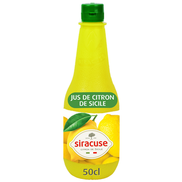 Jus de citron jaune SIRACUSE, 50cl