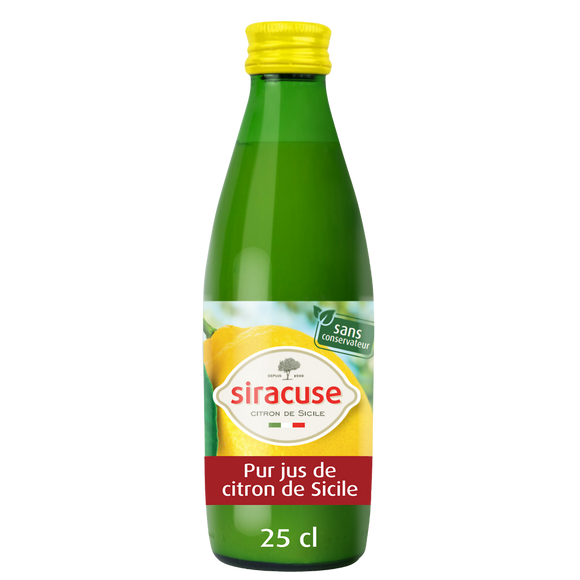 Pur jus citron SIRACUSE 25cl