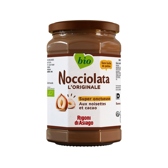 Pâte à tartiner Nocciolata bio RIGONI DI ASAIGO, 650g