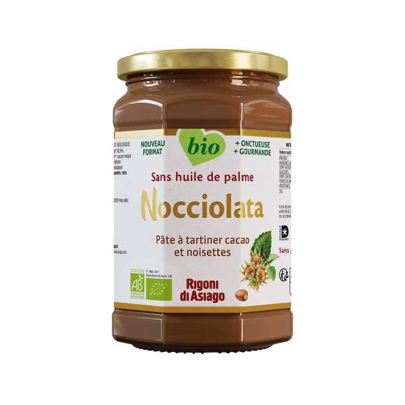 Pâte à tartiner Nocciolata bio RIGONI DI ASAIGO, 650g