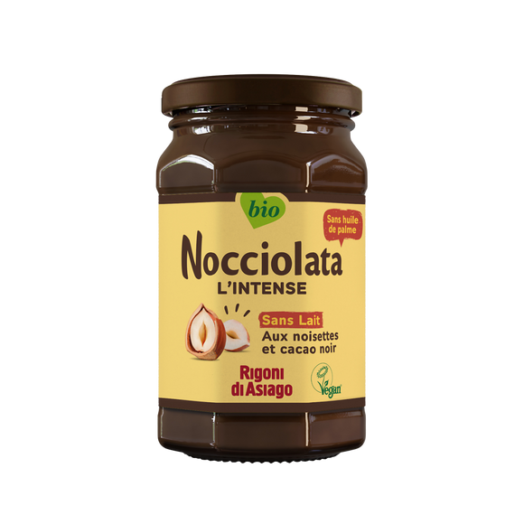 Pâte à tartiner bio sans lait NOCCIOLATA, 250g