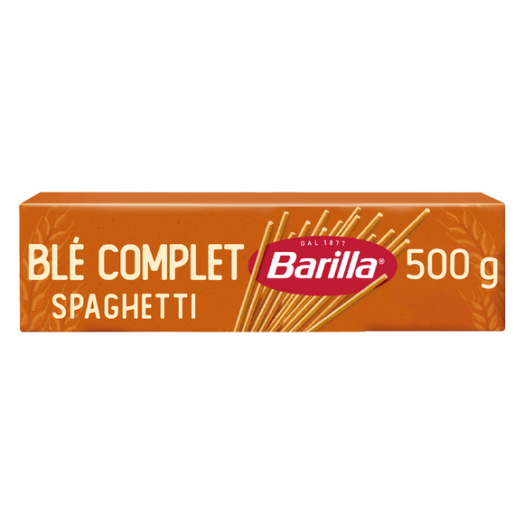 Pâtes Spaghetti au blé complet Integrale BARILLA - 500g