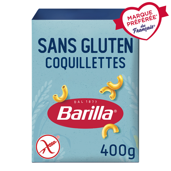 Pâtes Coquillettes Sans gluten BARILLA - 400g