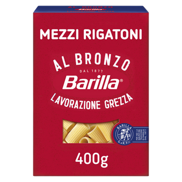 Pâtes Mezzi Rigatoni Al Bronzo BARILLA - 400g