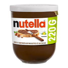 Pâte à tartiner aux noisettes et au cacao NUTELLA 220g