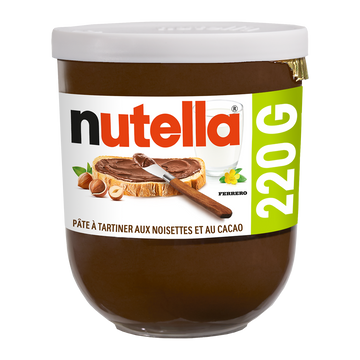 Pâte à tartiner aux noisettes et au cacao NUTELLA 220g