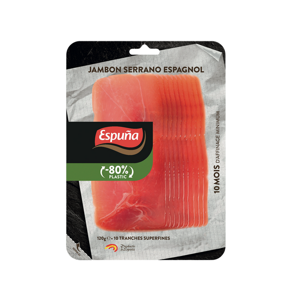 Jambon serrano Espagnol ESPUÑA, x10 soit 120g