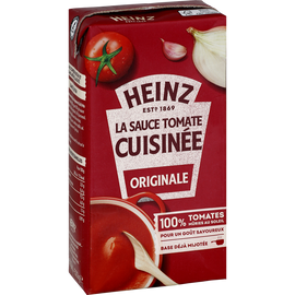 Sauce tomate cuisinée à l'ail et à l'oignon HEINZ, 520g