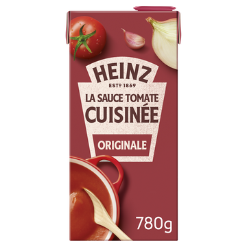 Sauce tomate cuisinée ail et oignons HEINZ 780g